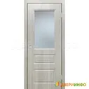 Дверь Ес дорс серия Эконом Сонет 1, стекло, экошпон полипропилен (полотно) (900*2000 мм., дуб крем)