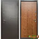Дверь Бульдорс Эконом металл/мдф (860*2050 мм., дуб золотой, Петли слева)